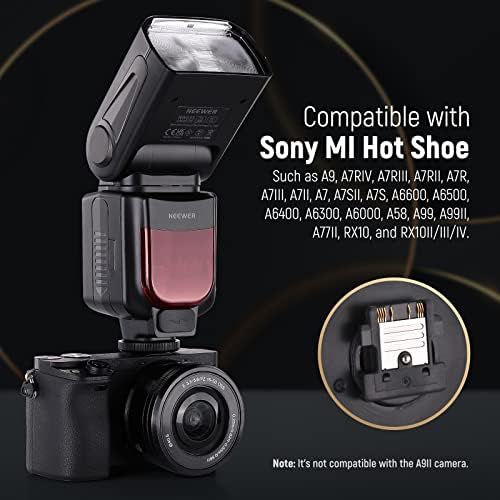 ПОНОВИ NW635 TTL GN58 Камера Speedlite Блиц Компатибилен Со Sony Mi Топла Чевли Огледало Камери A9 A7RIV/III A7II/II A7SII A6600 A6500