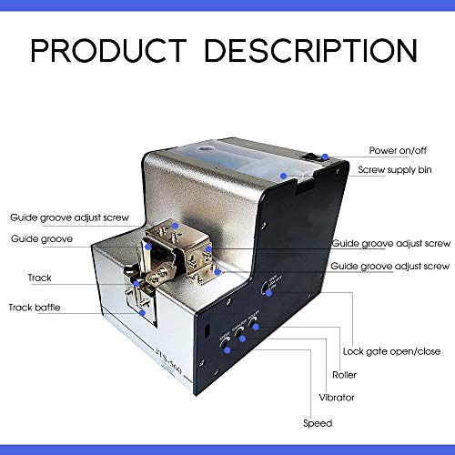 Автоматска машина за фидер за завртки, систем за уредување на завртки за стандардни, рамни завртки за глава, мијалник и само-прислушување