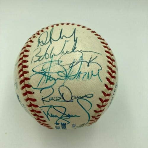 Тимот на Јанки во 1995 година го потпиша бејзболот Маријано Ривера Дебитант потпишан бејзбол ПСА ДНК - Автограмирани бејзбол