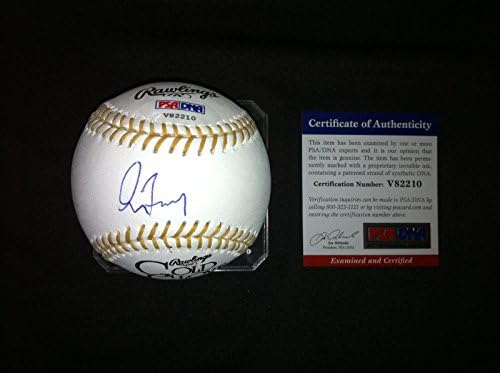 Грег Маддукс потпиша официјални Rawlings Gold Gold Gold Bayball Braves Cubs HOF PSA/DNA - Автограмски бејзбол
