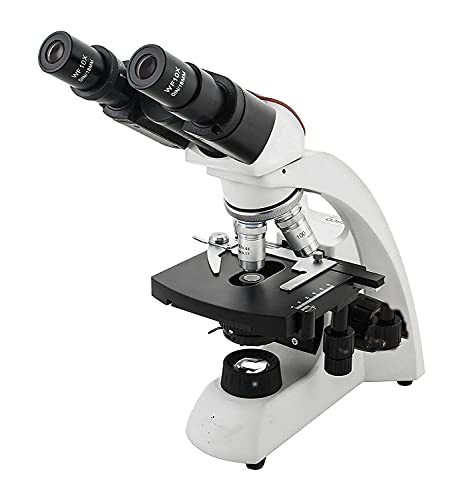 Бинокуларен Микроскоп, WF 10x Окулар, 4X, 10X, 40X &засилувач; 100x Цели, 360° Ротирачка Глава, LED Осветлување
