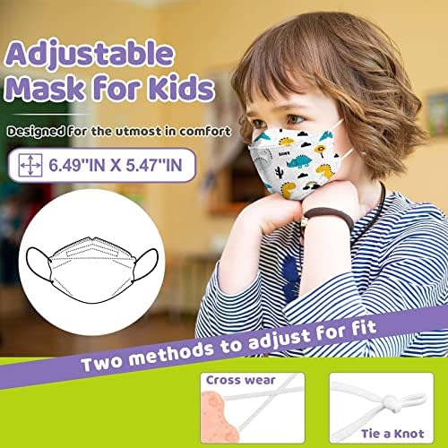 50 Пакет KF_94 Деца За Еднократна Употреба Face_Masks СО 4d Печатени Дизајни, 4-Слојна Еднократна Употреба_mask Со Жица За Нос За Момчиња Девојчиња Училиште