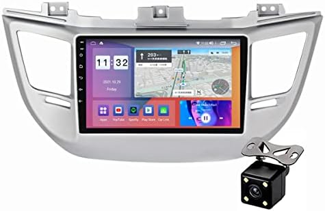 За Hyundai Tucson 2014-2018 АВТОМОБИЛ GPS Навигација, Андроид 11 Екран На Допир Мултимедијални Радио Carplay FM AM RDS DSP SWC