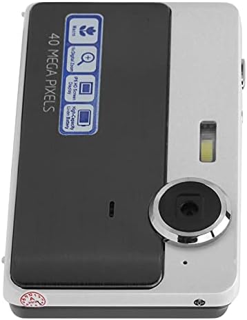 Дигитална камера, FHD 1080p 40MP камера со влогнување со 16x дигитален зум, 2,4 инчен IPS екран мини видео камера, преносни мини камери