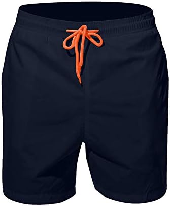 Менски шорцеви Брзи суви панталони за плажа обични три четвртина панталони лабави пливање шорцеви