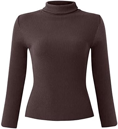 Prdecexlu пролет убав пуловер за жени голф долги ракави влечења за територии на меки меки цврсти бои дрес на врвови