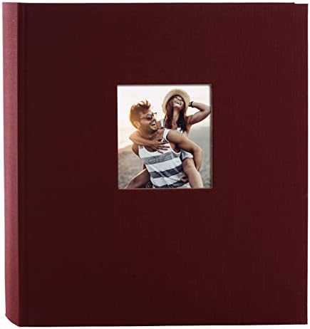 Фото албум на Goldbuch со отсечен прозорец, картон, Бордо, 30 x 31 см
