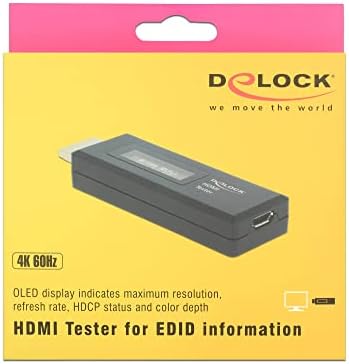 Подложете го тестер HDMI за информации за EDID со OLED дисплеј