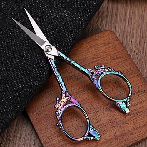Ножици за везови за шиење на YouGuom 4.6in и 4,7in мали гроздобер прецизни ножици за занает, уметнички дела, предиво за игли, алатка за занаетчиска