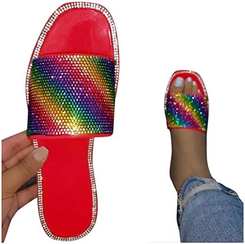 Womenените летни папучи се продолжат со сандали со виножито бои обични чевли отворени пети лизгаат на рамни чевли модни слајдови