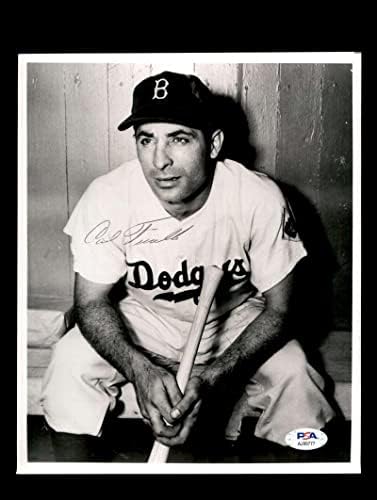Carl Furililo PSA DNA потпиша 8x10 Photo Brooklyn Dodgers Autograph - Autographed MLB фотографии