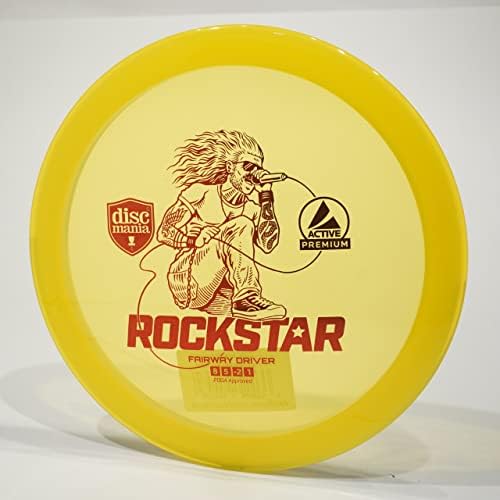 Discmania Active Rockstar Fairway Driver Golf Disc, Изберете тежина/боја [Печат и точна боја може да варираат]
