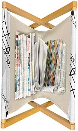 Списание и држач за книги Ambesonne Jukebox, старо гроздобер музички радио кутија цртани филмови белешки за уметност, организатор на решетката за канцеларии за канцеларис?