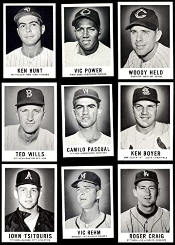 1960 лисја бејзбол серија еден комплетен сет nm