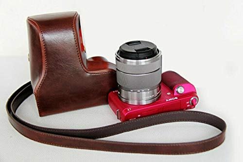 Заштитно Куќиште За Кожна Камера СТП, Торба За Sony NEX-7 NEX-F3 со 18-55mm