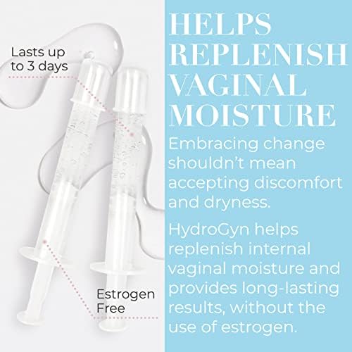Hydro gyn vaginal Hidingizer | Долготрајната сувост и олеснување на непријатност | Естроген и хормон бесплатно | 10 претходно наполнети апликатори
