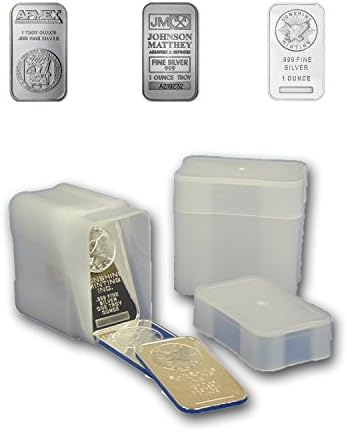 Coinsafe Silver Bar Tube за 20 1oz сребрени шипки - многу од 5