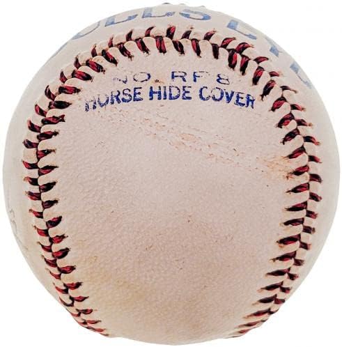 Ty Cobb Autographed Official Reg'lar Fellers Bullseye Бејзбол Детроит Тигерс „12/19/35“ PSA/DNA #AJ05873 - Автограмски бејзбол