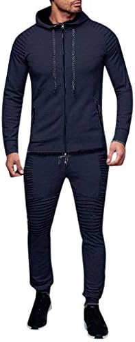 Џебната тренерка поставува спортски машки есенски костуми врвни панталони за џемпери Зимска машка блуза куќа со