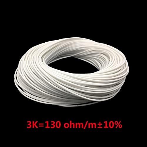 MGRAS 1K 2K 3K 6K 6K кабел за греење на јаглеродни влакна Интериран силиконски гума подножје за греење жици за затоплување на кабел за затоплување на подот