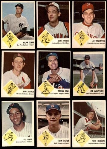 1963 Флеер Бејзбол комплетен сет 3.5 - VG+ - Комплетни комплети за бејзбол