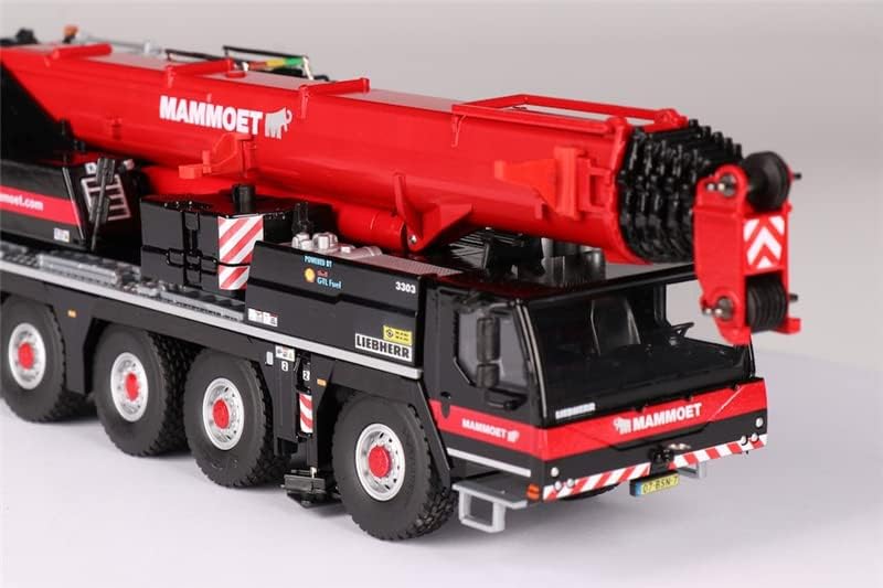 Mammoet LTM 1110-5.1 5 Оски мобилен кран 1/50 Diecast камион претходно изграден модел