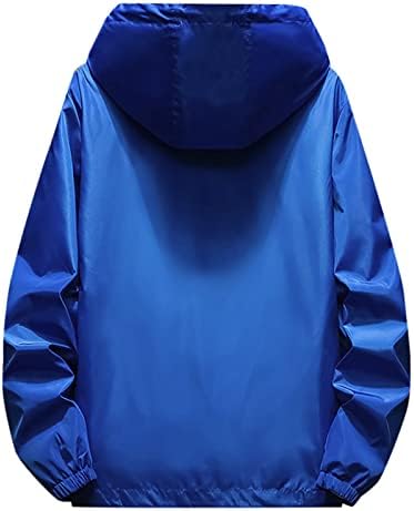 Јакни за мажи машка есен зимска обична боја плус големина худи патент на отворено палта јакни